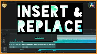Insert and Replace Clips DaVinci Resolve