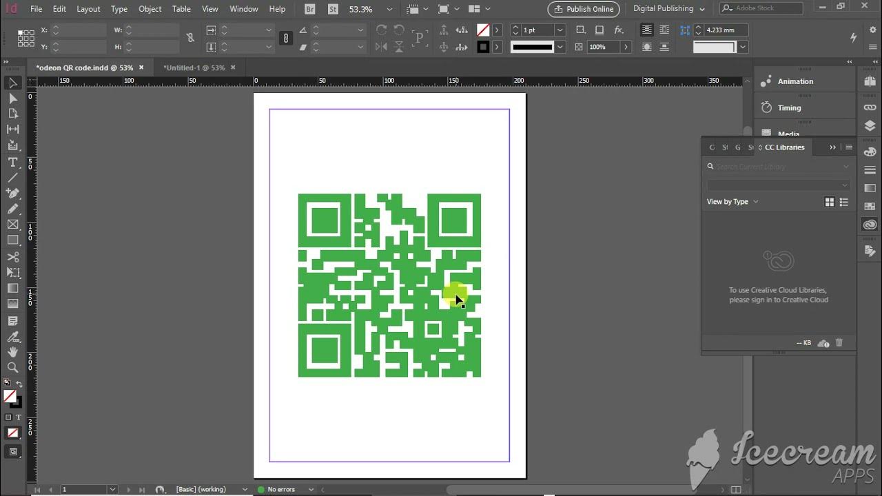 How To Generate QR Code Using Adobe InDesign YouTube