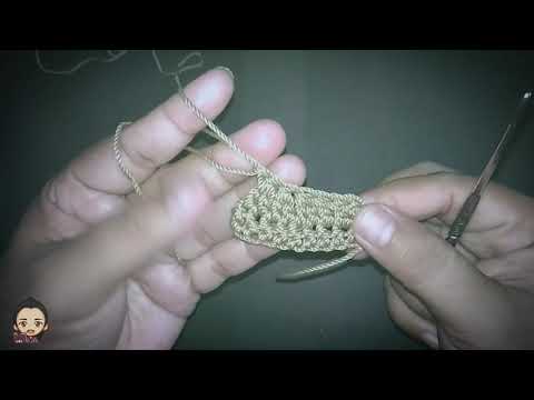 Membuat Pengurangan Tusuk Ganda (Decrease Double Crochet) : dec DC