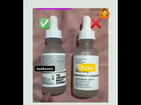 Ordinary-The Ordinary Fake vs Original- Fake vs Authentic products#skin  #skincare  #shortsvideo