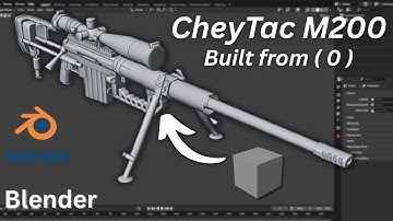 Create a CheyTac M200 in Blender FAST