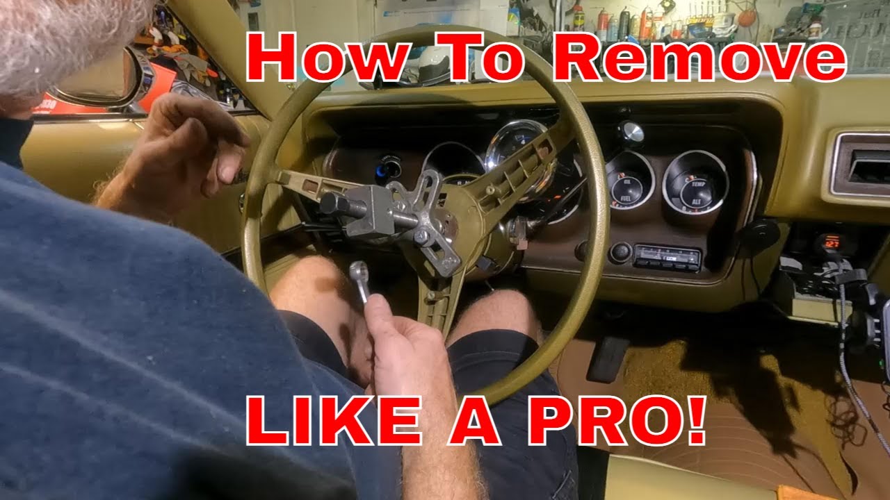 Pulling a Classic Mopar(Or Any Classic Car) Steering Wheel Like a PRO