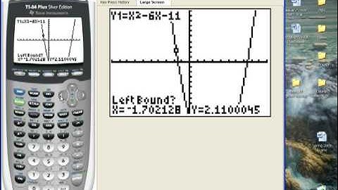 finding zeros on the calculator