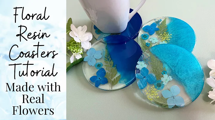 Real Flowers Resin Coasters Tutorial - Working in layers and doming process