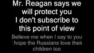 Sting Russians Lyrics