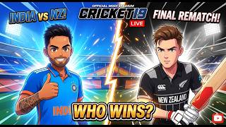 🔴 LIVE: India vs New Zealand | T20 WORLD CUP FINAL REMATCH! 🏆 | Cricket 19 Gameplay #livestream
