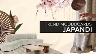 Japandi Interior Design Trend I Trend Moodboard