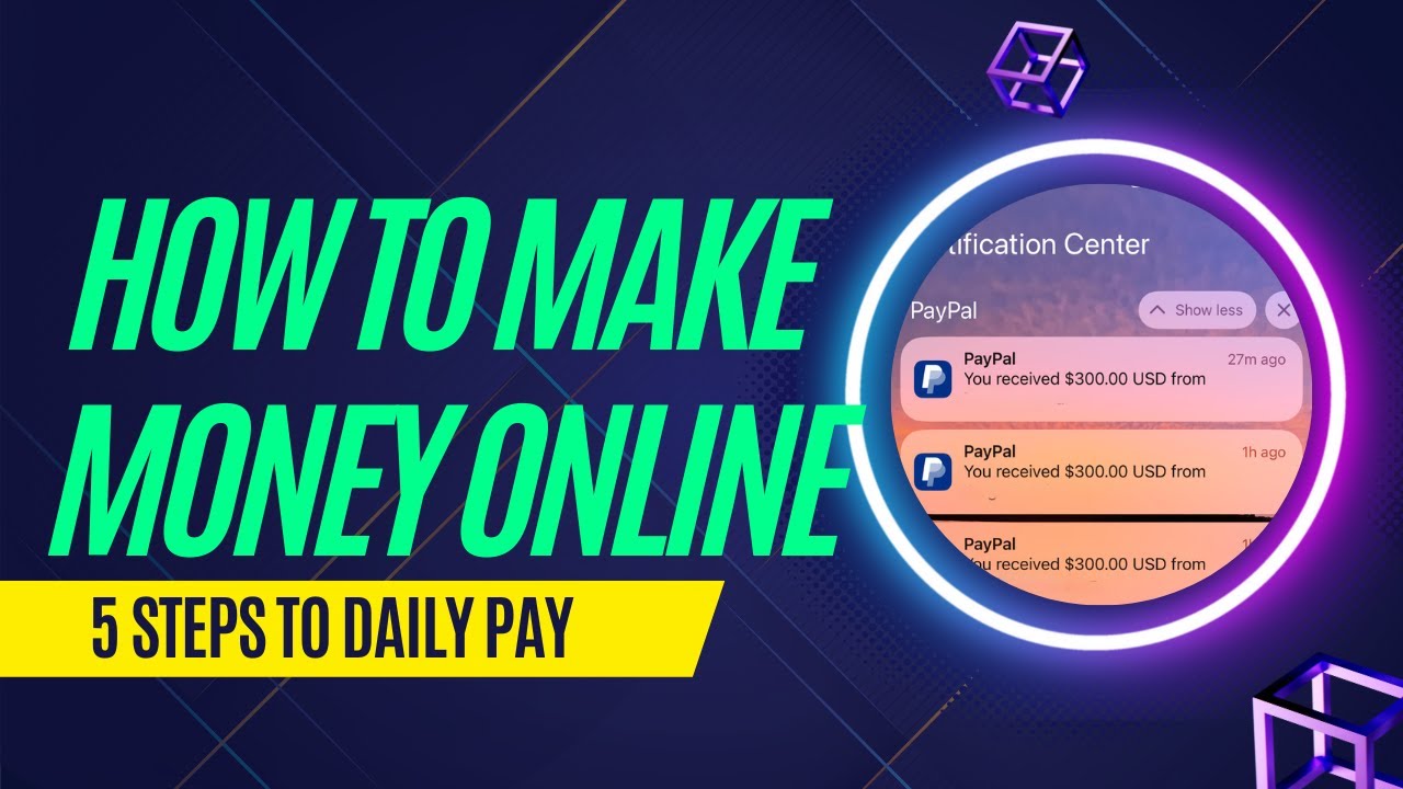 How To Make Money Online The 5 Steps To Daily Pay YouTube how-to-make-money-online-the-5-steps-to-daily-pay-youtube