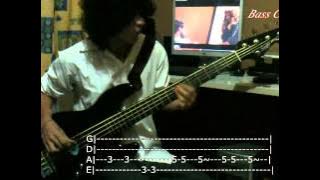Let her go - Passenger (BASS COVER)   TABS