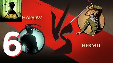 Shadow Fight 2 - Act 2 Final Boss Hermit | Gameplay Walkthrough Part:6 (Android Gameplay) |