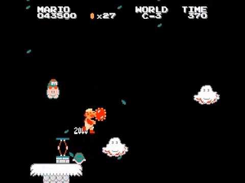 スーパーマリオブラザーズ2 1up C-2その1 - YouTube