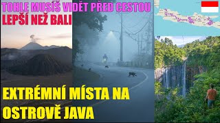 INDONESIE | Procestovali jsme ostrov Java na skútrech | Toto není Bali