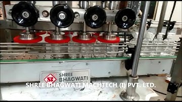 Spray Pump Hand Sanitizer Bottle Automatic Linear Screw Capping Machine