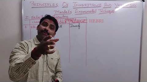 II PU BIOLOGY; Chapter-5; Principles of Inheritance & Variation;Part-2; Lecture by Mr. Sunil Chittal