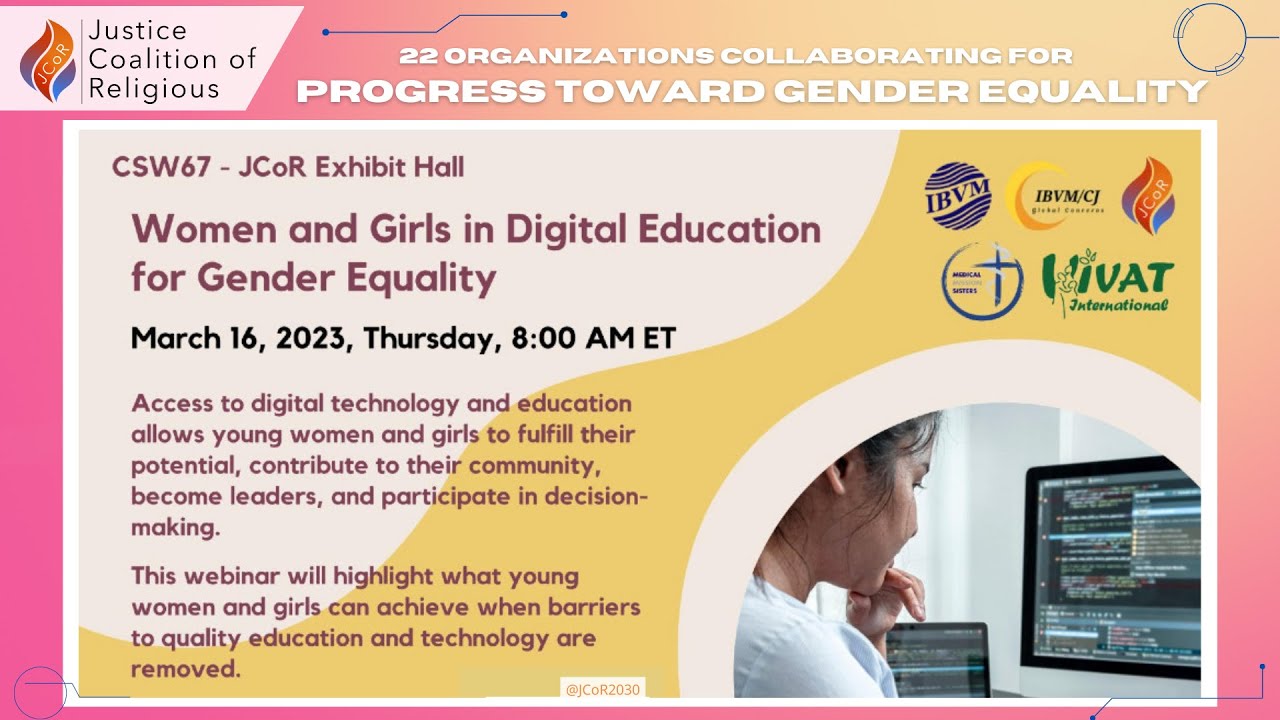 Women & Girls in Digital Education for Gender Equality - YouTube