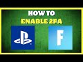 How To Get 2 FA Fortnite PS4 🔐