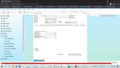 Master Data on SAP Business One