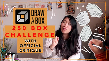 Episode 2 - 250 Box Challenge | Learning how to draw with Draw A Box | Official Critique & Progress