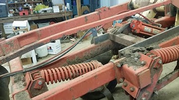 Getting the chisel plow ready to roll