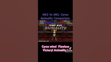 MK3 Vs MK1: Cyrax Animality Comparison.