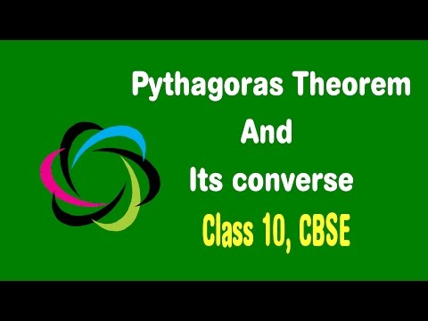 proof of Pythagoras theorem | proof converse of Pythagoras theorem | class 10, CBSE