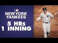 Yankees GO OFF for 5 home runs in 1 inning, including 3 in a row! (Voit, Stanton and more!)