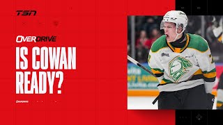 Is Easton Cowan ready to play a full-time role with the Leafs next season? | OverDrive