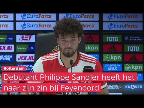 Debutant Philippe Sandler: 'SFEER bij Feyenoord heeft ZEKER GEHOLPEN bij herstel'