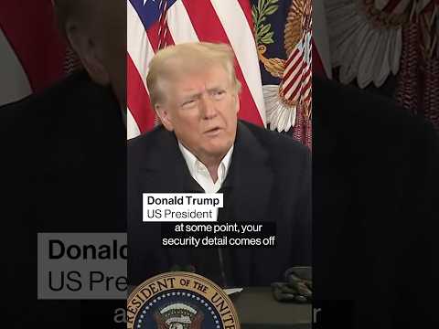 Trump says Fauci can afford to have his own security #politics #shorts