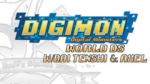 lets play digimon world ds W/Daitenshi and Axel episode 3 boss battle