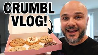 Day in the life vlog Crumbl Cookies Home delivery