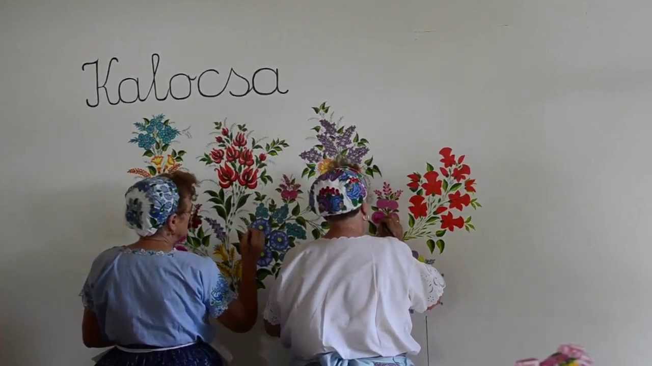 Wall Painting by Women from Kalocsa