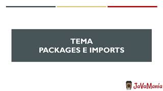 Celebrity Java OCA - Capitulo 1 Bloques de Código - 03 - Packages e Imports Profile