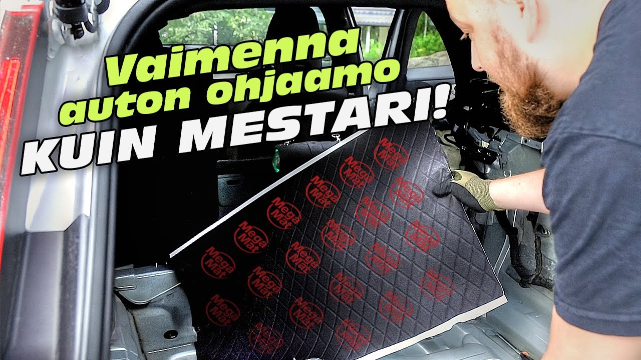 TEE-SE-ITSE | Perusteellinen vaimennus auton ohjaamoon! | Volvo V60 T8 2020