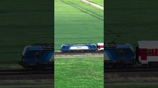 193 216 Siemens Vectron Hernád-Zemplén IC-vel Füzesabonynál #train #vonat #máv #vasút #intercity