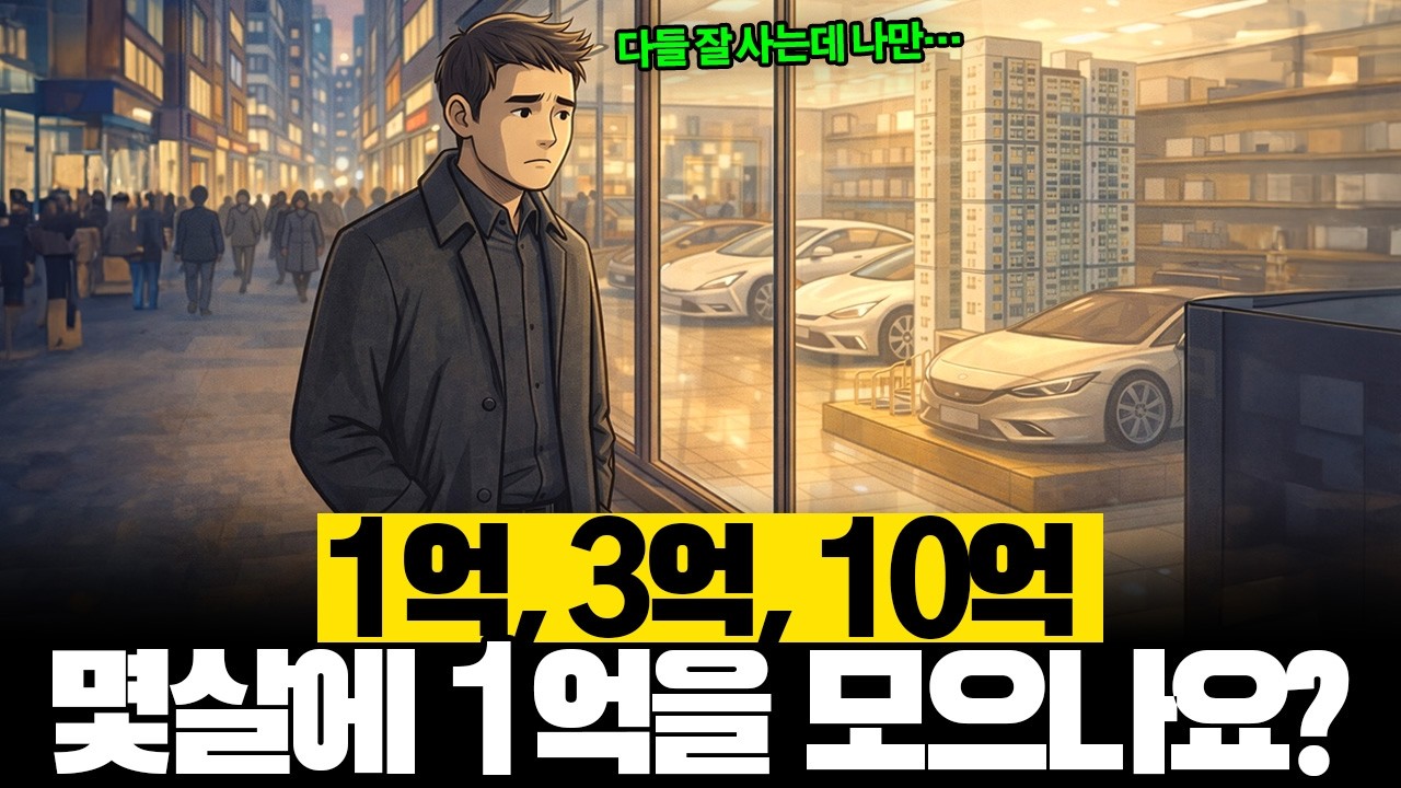 30대에 1억 없으면 늦은 걸까? 아무도 말해주지 않는 순자산의 진실