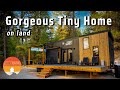 Solo womans amazing tiny house her land  parttime vanlife journey