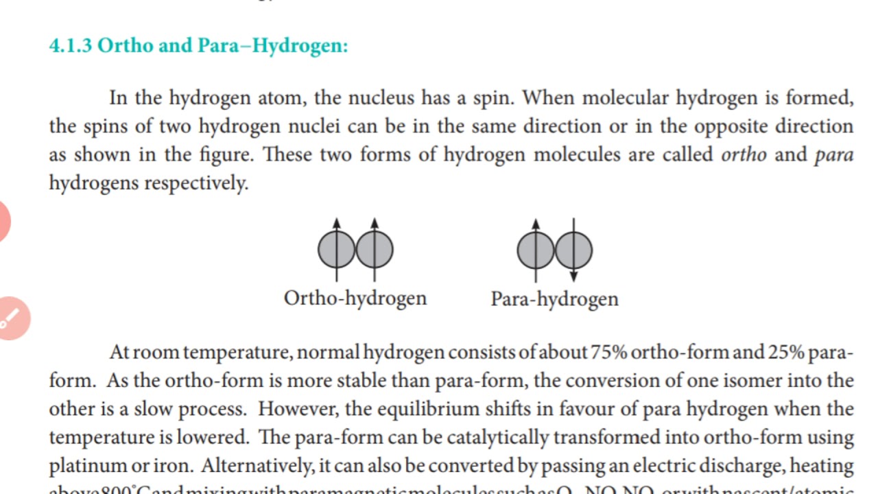Ortho and para - Hydrogen