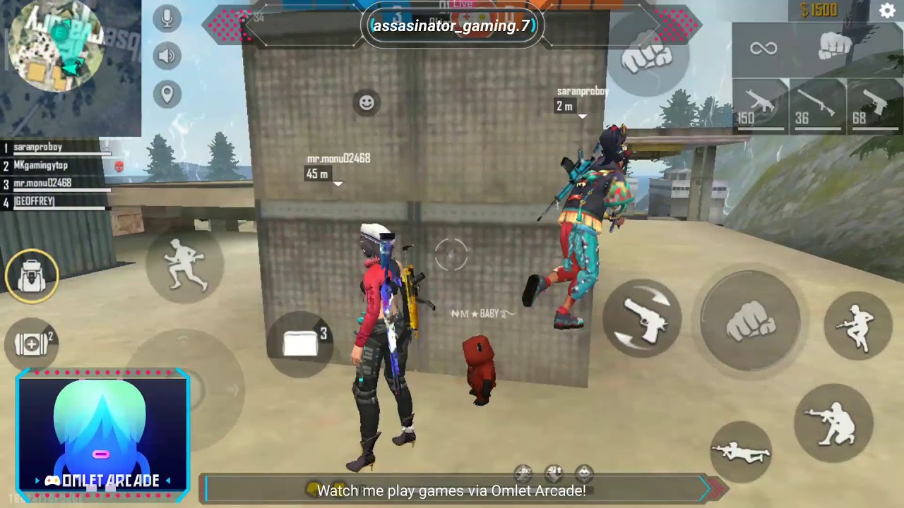 FREE FIRE live testing new MP5 skin from wepon royale live. - YouTube