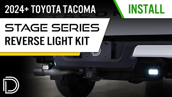 BRIGHTER Bolt-On Backup Lights! 2024+ Toyota Tacoma LED Reverse Light Kit Install | Diode Dynamics
