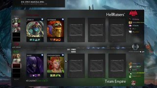 Empire vs HR #1 (bo3) | ESL One Manila 2016, 11.02.2016