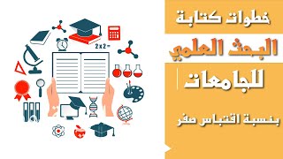 خطوات كتابة البحث العلمي للجامعات، بنسبة اقتباس علمي plagiarism ، صفر % للنجاح بسهولة