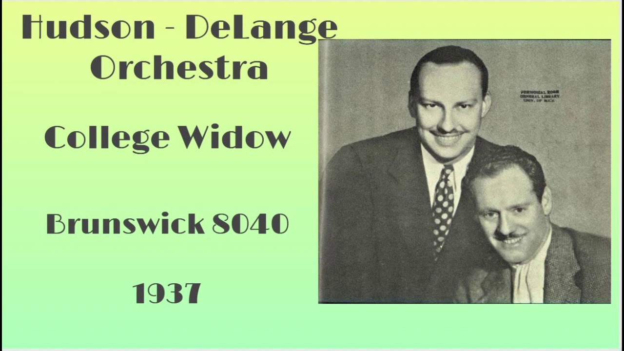 Hudson-DeLange orchestra - College Widow  - 1937 (Instrumental)