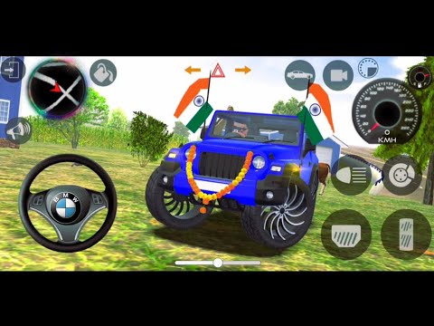 Modified Mahindra Thar😈Games:Indian Blue Thar (Gadi Wala Games) Car Game Android Game - #2025