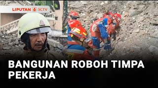 Bangunan Bekas Sekolah Roboh Timpa Pekerja | Liputan 6