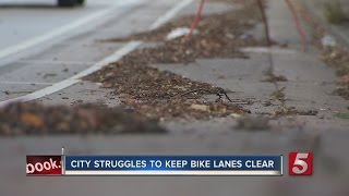 City Struggles To Keep Bike Lanes Clear