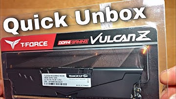 TEAMGROUP T-Force Vulcan Z DDR4 32GB Kit - Quick Unbox