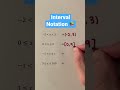 Interval Notation рџ љ Shorts Math Maths Mathematics Education Learn Learning Interval Notation рџ љ Shorts Math Maths Mathematics Education Learn Learning
