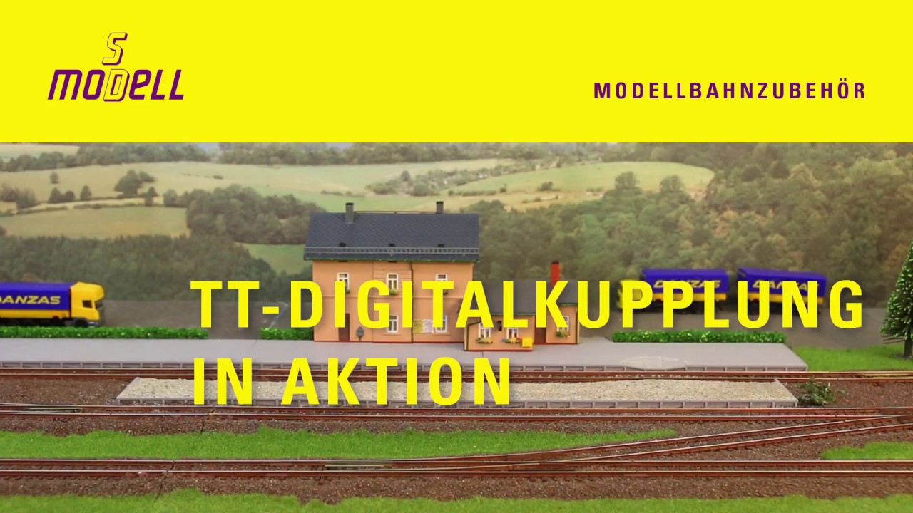 SD Modell Digitalkuppung für Spur TT /  Digital Coupler for TT scale trains