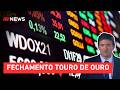 Ibovespa tem leve recuo de 0,21% com alívio no petróleo, fiscal e ajuste | FECHAMENTO TOURO DE OURO